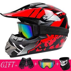 Casque de moto intégral unisexe pour adulte, double visière, homologué DOT ECE, pour rallye tout-terrain, casque de motocross rabattable - Product Image 5