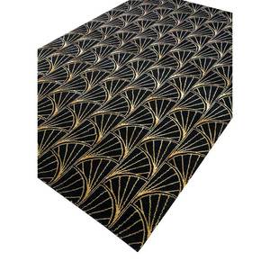 Alfombra Geométrica Azalea de Lana y Seda de Bambú Anudada a Mano para Sala de Estar, Pasillo, Habitación Rectangular - Modelo 1660 Color Gris - Product Image 1