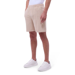 Shorts de sport pour hommes, personnalisables avec logo, vente en gros, streetwear décontracté, motif uni, méthode de tissage non tissé, toile - Product Image 5