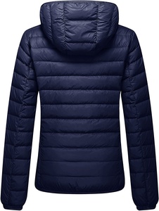 Blouson matelassé en toile, chaud, léger, élégant, matelassé, à capuche, imperméable, coupe-vent, confortable, durable, vêtement de qualité supérieure pour l'extérieur - Product Image 1