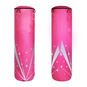 กระสอบทรายสำหรับฝึกมวยหนังแท้ MMA กระเป๋ากระสอบทรายฝึกซ้อมกีฬาเตะมวยหนักพร้อมวัสดุ PVC - Product Image 1