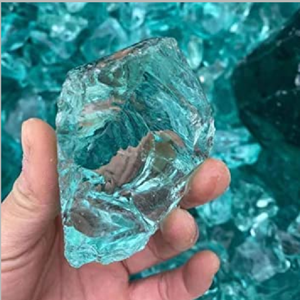 Pierre brute de haute qualité, obsidienne aquamarine brute pour la guérison, cristal brut non poli, pierres précieuses, minéraux rocheux, grossiste - Product Image 3