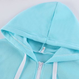 Roliyen Men's Fleece Lined Sweatshirt <b>Hoodie</b> Casual Long Sleeve <b>Thin</b> Zip Contrast Hood Winter Anti-Wrinkle Breathable Quick Dry - Product Image 4