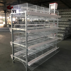 Katman tavuk H tipi <span class=keywords><strong>120</strong></span> kuşlar için yeni pil kafes galvanizli tel dayanıklı uzun ömürlü - Product Image 4