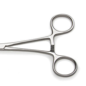 Fórceps de agarre Babcock Manual de acero inoxidable de alta calidad 13,5 cm agarre de tejido no magnético cirugía General certificada ISO - Product Image 3