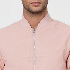 Blouson bombardier pour hommes avec propre logo design de service OEM Blouson bombardier de haute qualité à la mode pour hommes - Product Image 4