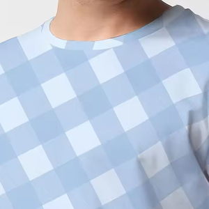 2025 Conjunto de verano informal para hombre más vendido en fábrica, conjunto corto cómodo, conjuntos de camisetas de diseño personalizado OEM de Color personalizado - Product Image 4