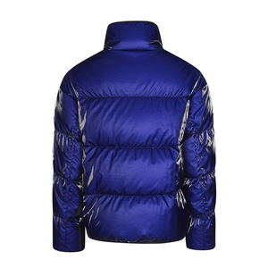OEM-chaqueta clásica de algodón azul para hombre, chaleco de burbujas de moda coreana, de invierno, talla grande - Product Image 2