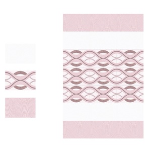 Azulejos de cerámica de hermoso diseño esmaltado brillante de color rosa claro 300x450mm - Product Image 1
