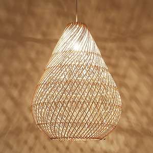 Artesanía en Ratán, Estilo Wabi-Sabi, Decoración Moderna para Pared, Minshuku, Cafetería, Tienda de Té, Decoración Japonesa Hecha a Mano, Decoración de Pared LED Extraíble y Ecológica - Product Image 1