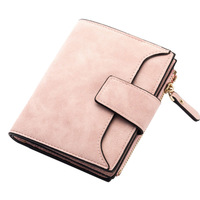 Dompet Kulit Wanita Berkualitas Tinggi dengan Desain Penutup Ritsleting Anti RFID, Panjang