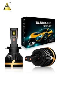 Faro LED de alta potencia de 200W para coches, 4 tubos de cobre H4/H7/H11, decodificador Canbus, nuevos faros LED Hi/<span class=keywords><strong>Lo</strong></span> más brillantes - Product Image 2