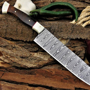 Venta al por mayor personalizado de calidad superior OEM ODM servicio profesional Damasco cuchillo de Chef japonés superventas cuchillo de Chef de acero - Product Image 2