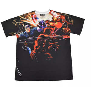 Camiseta de sublimación de gran tamaño de alta calidad Camiseta de sublimación de poliéster de color sólido para hombres - Product Image 3