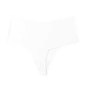 Lot de 10 culottes string taille haute sans couture Texlina pour femme, respirantes, extensibles, en mélange de microfibres, taille XL, couleur unie, sexy - Product Image 6