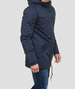 Chaquetas de Plumón para Hombre con Logotipo Bordado Personalizado de Invierno, Chaqueta Acolchada con Cierre para Hombre - Product Image 4