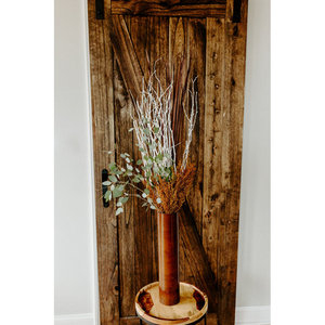 แจกันเซรามิกเคลือบโปร่งใสดีไซน์อเนกประสงค์ทำจากไม้ไผ่สำหรับห้องนั่งเล่นกลางแจ้งงานแต่งงานสไตล์วินเทจแบบเรียบง่ายทันสมัย - Product Image 5