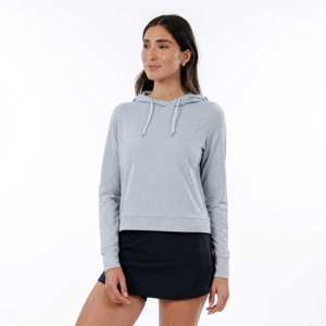 Pull à capuche personnalisé pour femmes Vente en gros Sweat-shirt léger pour remise en forme Vêtements de détente quotidiens Sweats à capuche pour femmes - Product Image 6