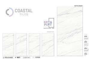 Azulejos de suelo de porcelana blanca de 600x1200mm de alta calidad, diseño moderno, pulido brillante, azulejos interiores de larga duración de azulejos costeros - Product Image 2