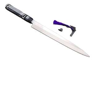 Couteau de pêche personnalisé fait main Jexmoo, lame en acier inoxydable, couteau à fileter avec étui en cuir, cadeau pour pêcheur - Product Image 6