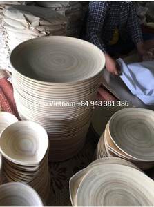 Assiettes à dîner écologiques faites à la main Vaisselle en bambou Plat et assiette/ Assiette en bambou pour bébé par Eco2go Vietnam - Product Image 2