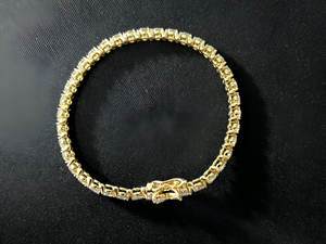 สร้อยข้อมือเทนนิสประดับเพชร14K เครื่องประดับเพชรเครื่องประดับเพชรสำหรับห้องแล็บปลูกเทนนิสสร้อยข้อมือและกำไลข้อมือ - Product Image 6