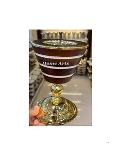 Antique Design Incense <b>Bakhoor</b> Burner Wood And Steel Gold Polished Incense Burner For Home Decor Accessories - Product Image 4