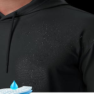 Pull à capuche épais 500gsm French Terry Hoodies Drop Shoulder No String Heavy Oversized Men Hoodies Made by Dress Sports - Product Image 2