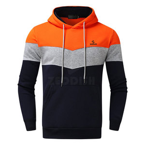 Survêtements pour hommes confortables, respirants, à séchage rapide, légers, avec fermeture éclair intégrale, 100% coton, motif uni, grandes tailles, pour l'hiver - Product Image 2