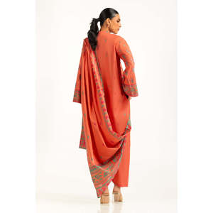 IUSTKSD-1241 Traje Casual de 3 Piezas con Tejido Jacquard Teñido - Product Image 5