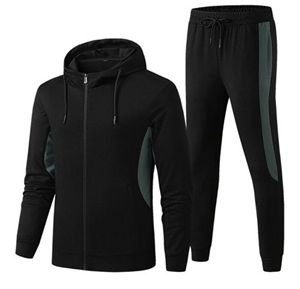 2024 dernière conception de mode personnalisé formation Jogging confortable fermeture éclair survêtements costumes survêtements pour hommes à des prix bas - Product Image 1