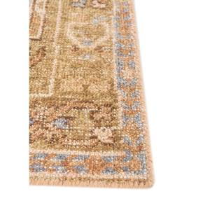 Alfombras de Lana Anudadas a Mano Erbe GS-2015, Beige Marrón, Diseño Abstracto de Medallón Rectangular, para Uso en el Hogar, Sala de Estar, Pasillo, Entrada - Product Image 4