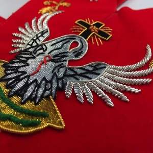 Faja Masonic Regalia con bordado a mano y flecos para eventos y logias masónicas - Product Image 4