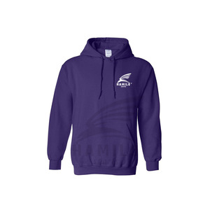 Sudadera con Capucha Morada para Hombre HAMILO, Corte Regular, Algodón French Terry, Diseño con Bolsillos, Ropa Casual de Otoño - Product Image 3