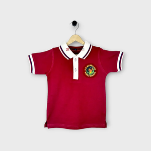 Camisa Escolar de Manga Corta de Algodón Lisa para Niños de Primaria y Secundaria - Product Image 2
