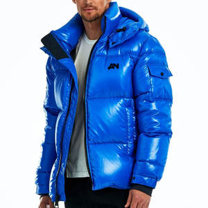 Veste matelassée à bulles brillante de meilleure qualité Veste à capuche d'hiver imperméable personnalisée - Product Image 3
