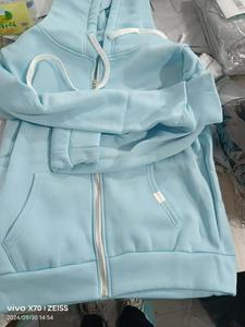 Nouveau été âge réduisant la vitalité sport loisirs ample surdimensionné à manches courtes couleur unie kangourou sac cordon à capuche - Product Image 2