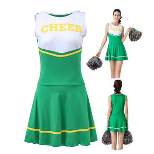 ชุดยูนิฟอร์มคุณภาพสูงออกแบบเองได้พิมพ์โลโก้ชุดเชียร์ลีดเดอร์แบบซับลิเมชันชุดกีฬาแขนกุดพร้อมเทคนิค - Product Image 5