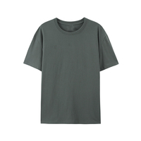 T-shirt 100% coton de qualité supérieure pour hommes Vente en gros de haute qualité T-shirts unis décontractés surdimensionnés Logo personnalisé Long blanc pour votre marque