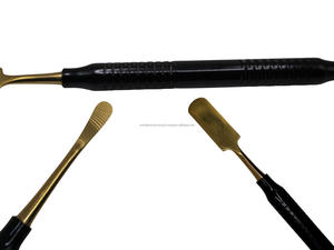 Élévateur périostal manuel ergonomique double extrémité de qualité supérieure, en acier inoxydable noir et or avec revêtement plasma, instrument chirurgical dentaire - Product Image 3