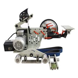 Amoladora de Banda Eléctrica de Doble Soporte de 220V, 2x72 Pulgadas, Multifunción, Velocidad Variable, para Pulir y Esmerilar - Product Image 6