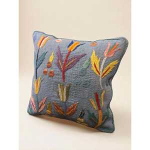 Funda de Cojín Bordada a Mano Suzani de 45 x 45 cm, Elegante Accesorio para Almohada - Product Image 2