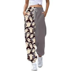 Pantalon de survêtement personnalisé imprimé par sublimation 100% pantalon élégant en coton biologique pour femmes nouveau pantalon pour femmes au design haut de gamme - Product Image 2
