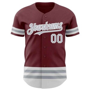 Uniforme personalizado de béisbol y sóftbol para hombres y mujeres, jersey de béisbol unisex reversible barato al por mayor, uniformes personalizados Premium - Product Image 2