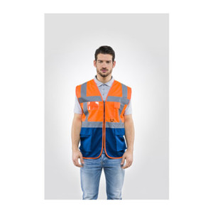 Gilet Alta Visibilità Arancione/Blu Taglia XXL - Product Image 3