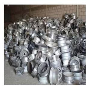 Ferraille de roue en aluminium Grade supérieur 99.99% Al Teneur en argent blanc Matériau de recyclage - Product Image 2