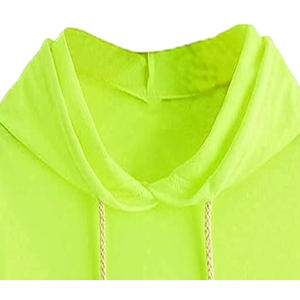 Sudadera de Forro Polar Personalizada para Mujer, Vestido de Sudadera 100% Algodón, Transpirable, Resistente al Viento, Ecológico, Bordado en Relieve, Hombros Caídos - Product Image 2