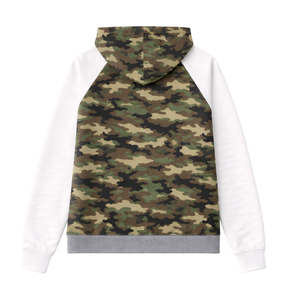 Camo 20 Zeta Phi Beta Soror Raglan Sleeve Hoodie 1920 Founders Inspired Greek Sorority Finer Womanhood Premium Apparel - Product Image 4