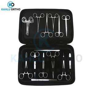 KAHLU ORTHOPEDIC Kit de instrumentos quirúrgicos veterinarios de acero inoxidable de 17 piezas Precio al por mayor Reutilizable para diagnóstico - Product Image 2