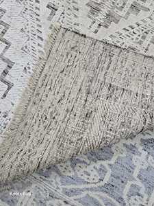 Tapis traditionnels en laine classiques faits à la main de haute qualité en 4x6 5x8 6x9 8x10 tailles gris blanc tapis tricoté à la main - Product Image 5